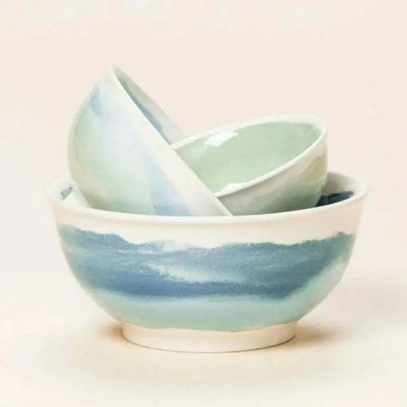 Pepper + Vetiver Nesting Bowls - Picture 2 of 3